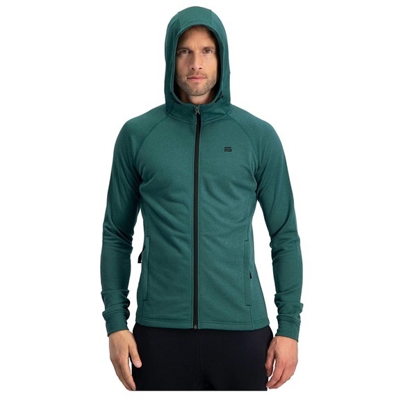 Three Sixty Six Other - Three Sixty Six Dry Fit Full Zip Hoodie Jacket for Men- Atlantic Deep Teal
